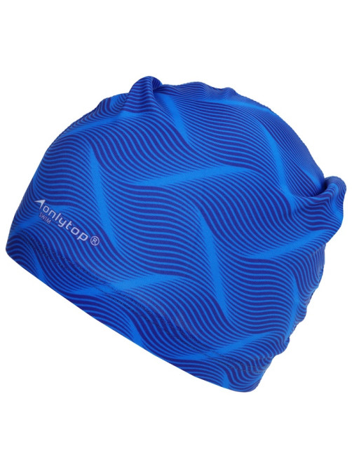 Шапочка для плавания взрослая ONLYTOP Swim, тканевая, обхват 54-60 см