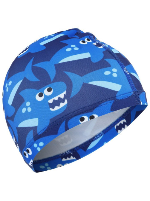 Шапочка для плавания детская ONLYTOP Swim «Акулы», тканевая, обхват 46-52 см