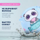 Шапочка для плавания детская ONLYTOP «Милота», тканевая, обхват 46-52 см