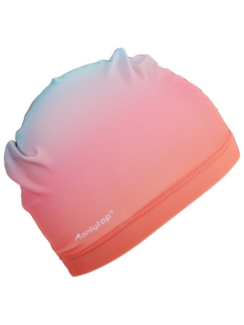 Шапочка для плавания взрослая ONLYTOP Gradient, тканевая, обхват 54-60 см