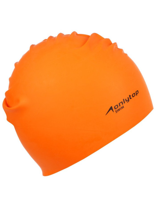 Шапочка для плавания взрослая ONLYTOP Swim, резиновая, обхват 54-60 см, МИКС