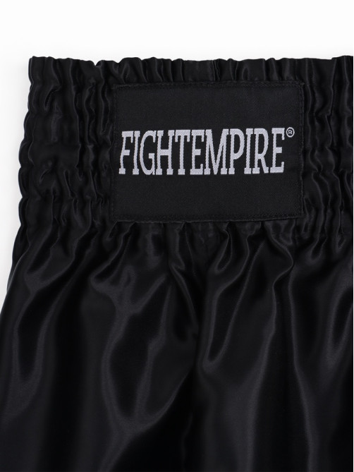 Шорты для тайского бокса FIGHT EMPIRE, р. S, чёрные