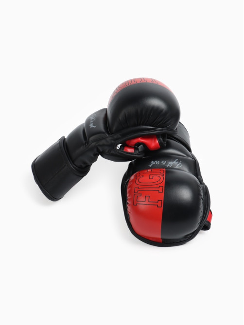 Перчатки для ММА FIGHT EMPIRE, SPARRING, размер M, чёрно-красные