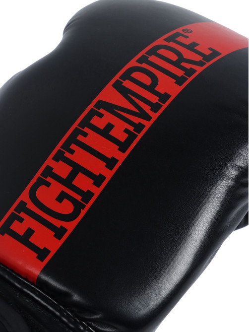 Перчатки боксёрские FIGHT EMPIRE, размер 12 oz, чёрно-красные
