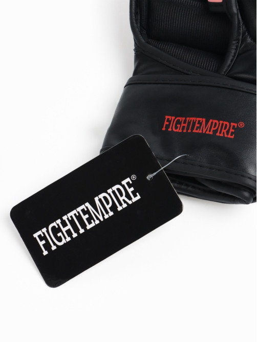 Перчатки для ММА FIGHT EMPIRE, SPARRING, размер S, чёрно-красные