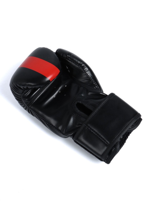 Перчатки боксёрские FIGHT EMPIRE, размер 12 oz, чёрно-красные