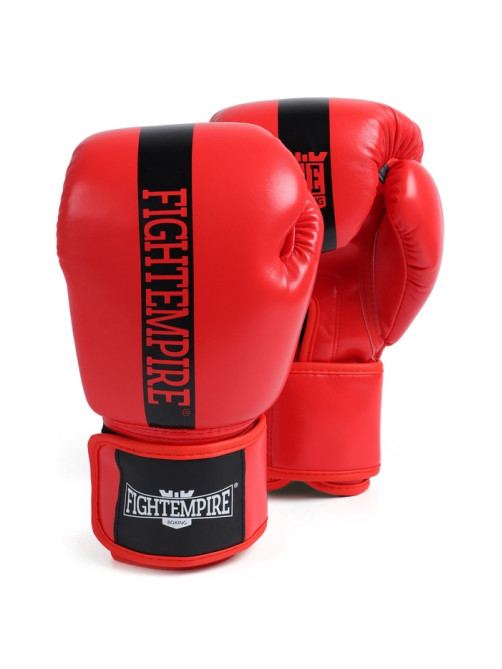 Перчатки боксёрские детские FIGHT EMPIRE, красные, размер 10 oz