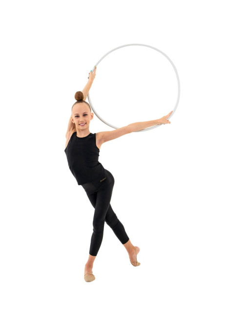 Обруч для художественной гимнастики Grace Dance, профессиональный, d=65 см, белый