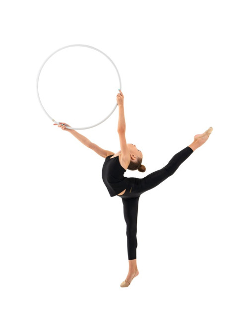 Обруч для художественной гимнастики Grace Dance, профессиональный, d=65 см, белый
