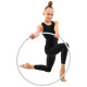 Обруч для художественной гимнастики Grace Dance, профессиональный, d=65 см, белый