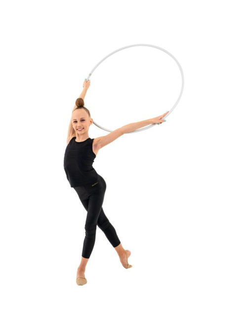 Обруч для художественной гимнастики Grace Dance, профессиональный, d=80 см, белый