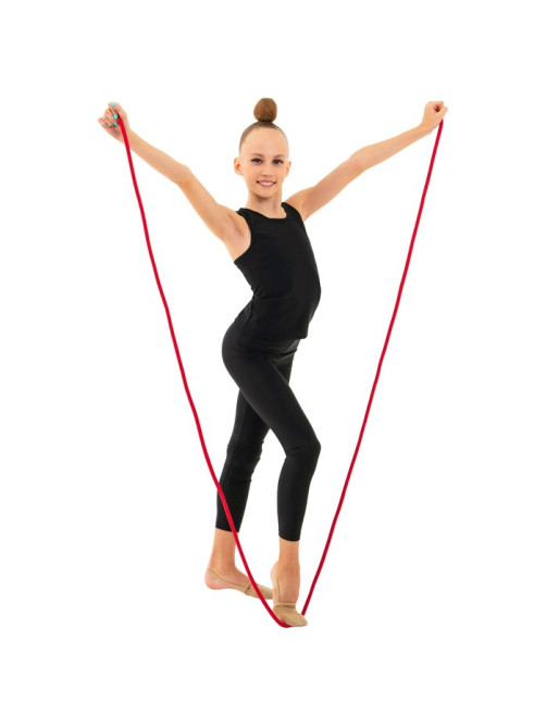 Скакалка для художественной гимнастики Grace Dance, 3 м, красная