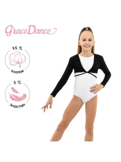 Болеро для гимнастики и танцев Grace Dance, р. 32, чёрное