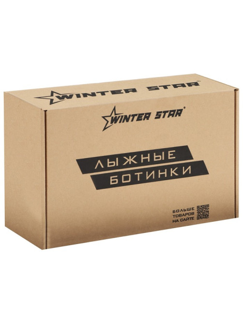 Ботинки лыжные Winter Star comfort, NN75, р. 36, чёрные, красные
