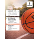 Мяч баскетбольный MINSA SPORT, клееный, 8 панелей, р. 7, резина, резиновая камера