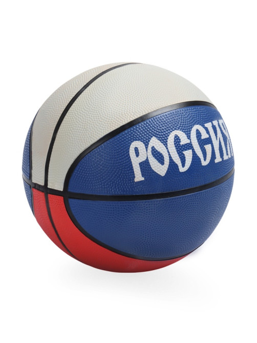 Баскетбольный мяч ONLYTOP «Россия», клееный, 8 панелей, р. 7, резина, резиновая камера
