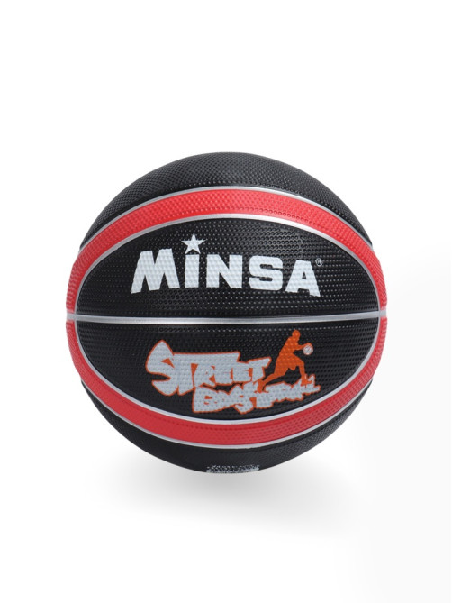 Мяч баскетбольный MINSA 8800, клееный, 8 панелей, р. 7, резина, резиновая камера, МИКС