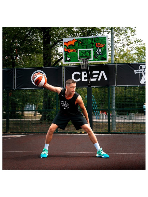 Баскетбольный мяч MINSA Hardwood Classic, PU, клееный, 8 панелей, р. 7, PU, бутиловая камера