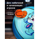 Баскетбольный мяч ONLYTOP «Заяц», клееный, 8 панелей, р. 3, резина, резиновая камера