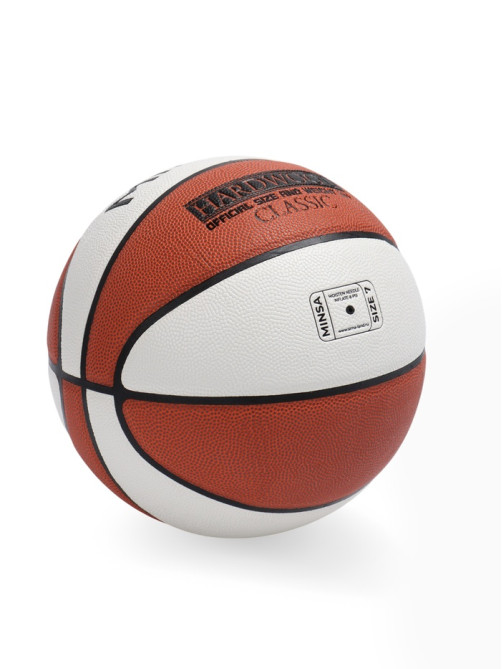 Баскетбольный мяч MINSA Hardwood Classic, PU, клееный, 8 панелей, р. 7, PU, бутиловая камера