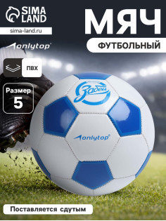Футбольный мяч ONLYTOP «Забей», машинная сшивка, 32 панели, р. 5, PVC