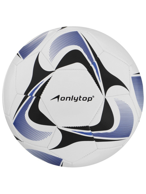 Футбольный мяч ONLYTOP, машинная сшивка, 32 панели, р. 5, PVC, МИКС