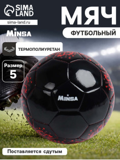 Футбольный мяч MINSA, машинная сшивка, 32 панели, р. 5, TPU