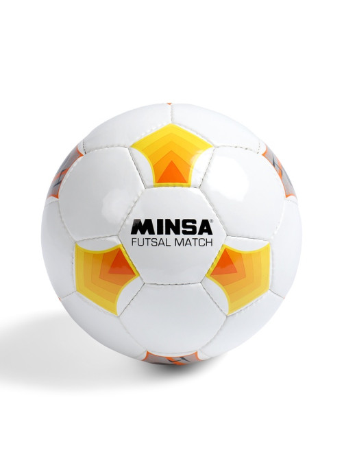 Футбольный мяч MINSA Futsal Match, машинная сшивка, 32 панели, р. 4, PU