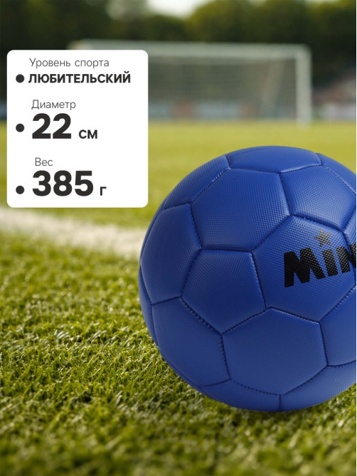 Футбольный мяч MINSA, PVC, машинная сшивка, 32 панели, р.5