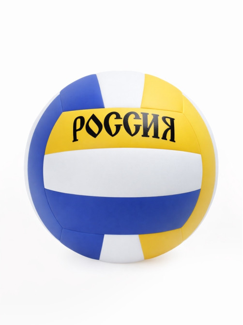 Волейбольный мяч ONLYTOP «Россия», машинная сшивка, 18 панелей, р. 5, PVC