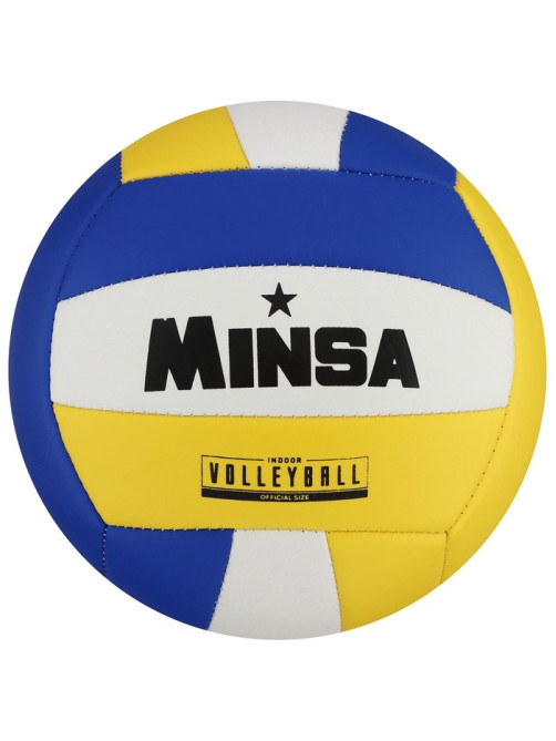 Волейбольный мяч MINSA, машинная сшивка, 18 панелей, р. 5, PVC