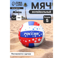 Волейбольный мяч MINSA, машинная сшивка, 18 панелей, р. 5, PVC