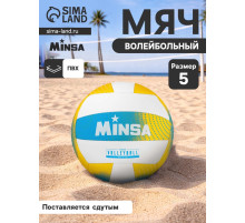 Волейбольный мяч MINSA, машинная сшивка, 18 панелей, р. 5, PVC