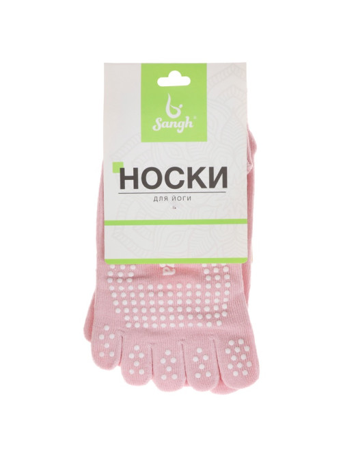 Носки для йоги Sangh, р. 36-39 см, МИКС
