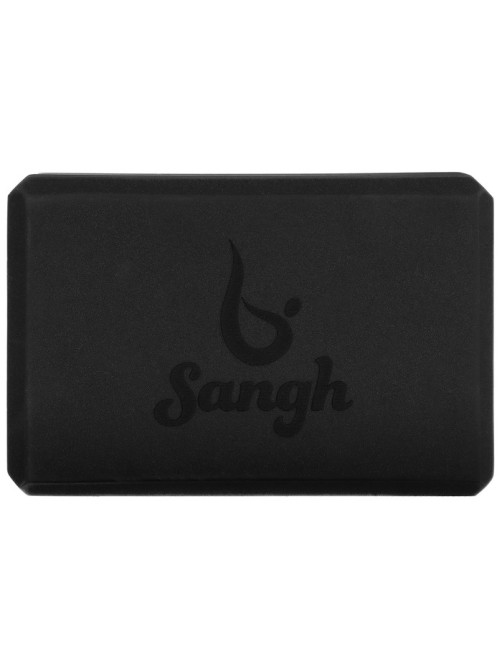 Набор для йоги Sangh: блок, ремень, чёрный