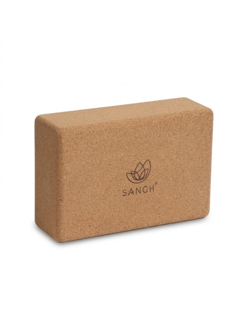 Блок для йоги Sangh, 15×22×7 см, пробка