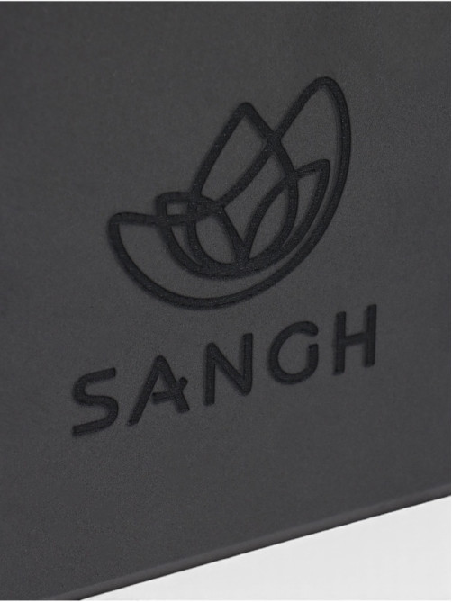 Блок для йоги Sangh, 23×15×8 см, чёрный