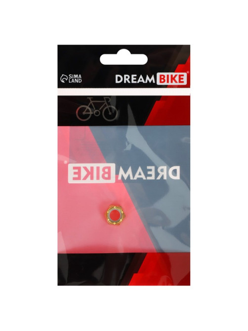 Гайка на ось скейтборда Dream Bike, M8, цвет золотой