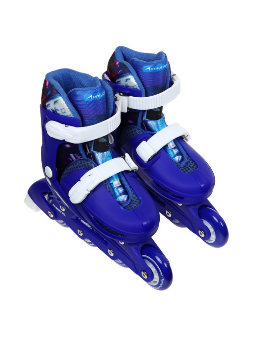 Роликовые коньки раздвижные ONLYTOP, р. 30-33, колёса PVC 64 мм