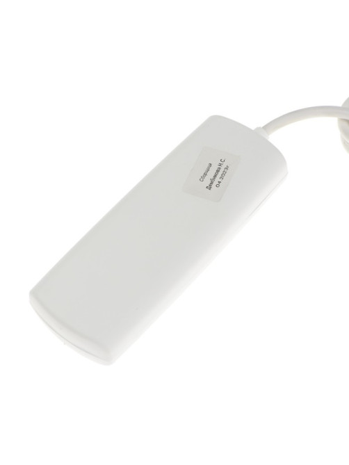 Удлинитель Luazon Lighting ECO, 3 розетки, 1.5 м, 10 А, 2200 Вт, ПВС 2×0.75 мм2, без заземления, белый