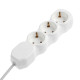 Удлинитель Luazon Lighting ECO, 3 розетки, 7 м, 16 А, 3500 Вт, ПВС 3×1 мм2, с заземлением