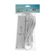 Удлинитель Luazon Lighting, 4 розетки, 5 м, 16 А, 3500 Вт, 3×1.5 мм2, с заземлением, с выключателем,