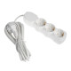 Удлинитель Luazon Lighting ECO, 3 розетки, 4.5 м, 16 А, 3500 Вт, ПВС 3×1 мм2, с заземлением
