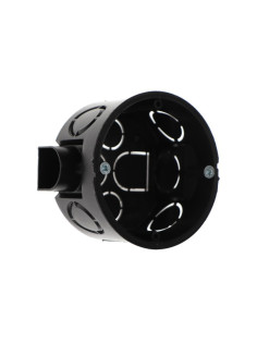 Коробка установочная Luazon Lighting, 68×40 мм, IP20, для сплошных стен, чёрная