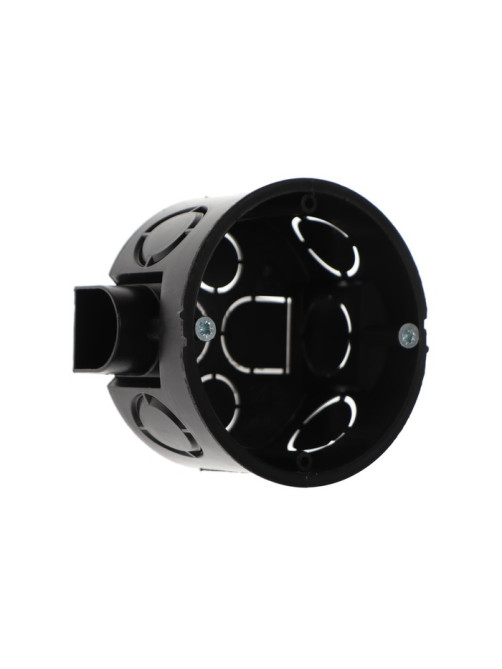 Коробка установочная Luazon Lighting, 68×40 мм, IP20, для сплошных стен, чёрная