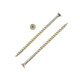 Саморез 4.2×89(90) мм ТУНДРА PREMIUM, потай, крупная резьба, шлиц PH, желтый цинк, 1 кг