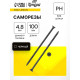 Саморез 4.8×102 мм ТУНДРА PREMIUM, потай, крупная резьба, шлиц PH, фосфатированный, 1 кг