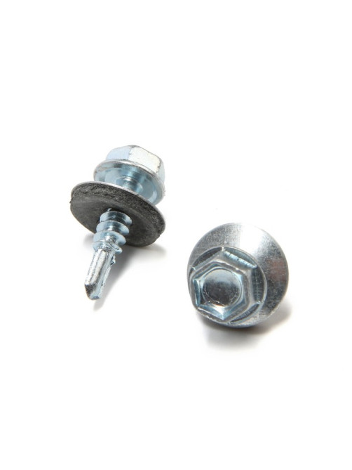 Саморезы кровельные 5.5×19 мм, оцинкованные, 250 шт.