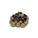 Гвозди ТУНДРА, декоративные, обивочные, 19×22 мм, бронза, 200 шт.