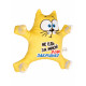 Игрушка для автомобиля Milo toys «Не едь за мной — я сам заблудился», кот, на присосках